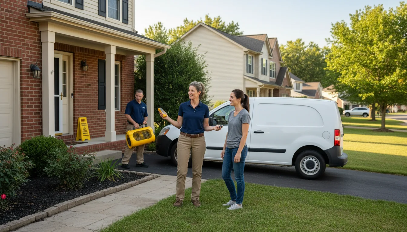 Water restoration image for Mildew Remediation in Lacarne, OH